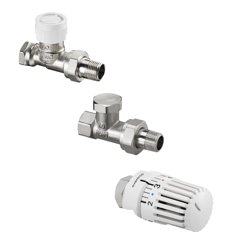 Thermostaatkr. set recht model DN 15 therm. afsl. 1683804