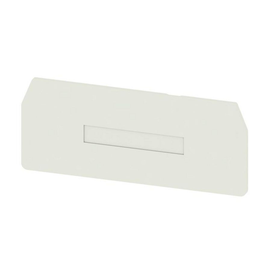 Afsluit- eindplaat grijs h:90mm b:2mm V-0 Wemid VVE=20