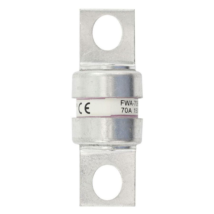 Zekering hoge snelheid 70A AC 150V DC 150V 100kA 25x68mm