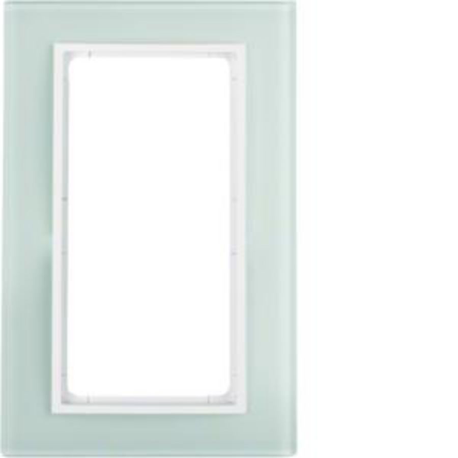 Afdekraam 1,5-v vert. berker B.7 Glas polarwit