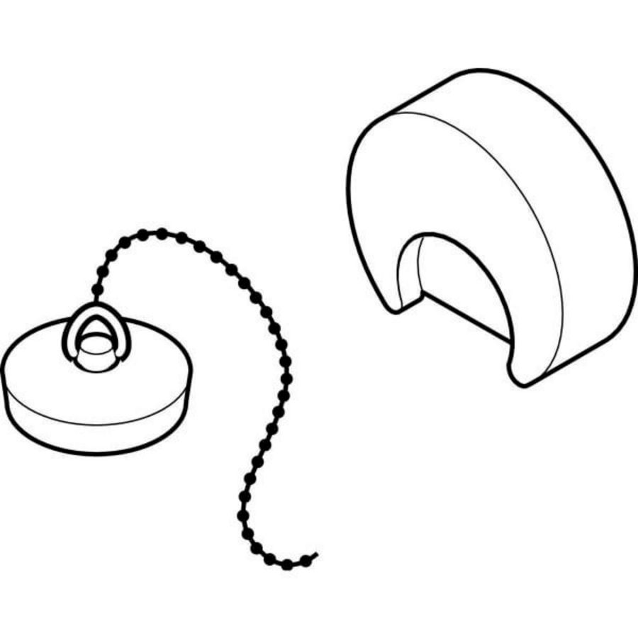 Afdekrozet + stop tbv 150.057.xxx
