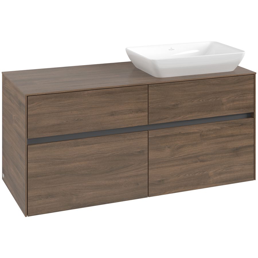 Wastafelonderkast Collaro 1200x548x500mm Ariz.Oak C11400VH