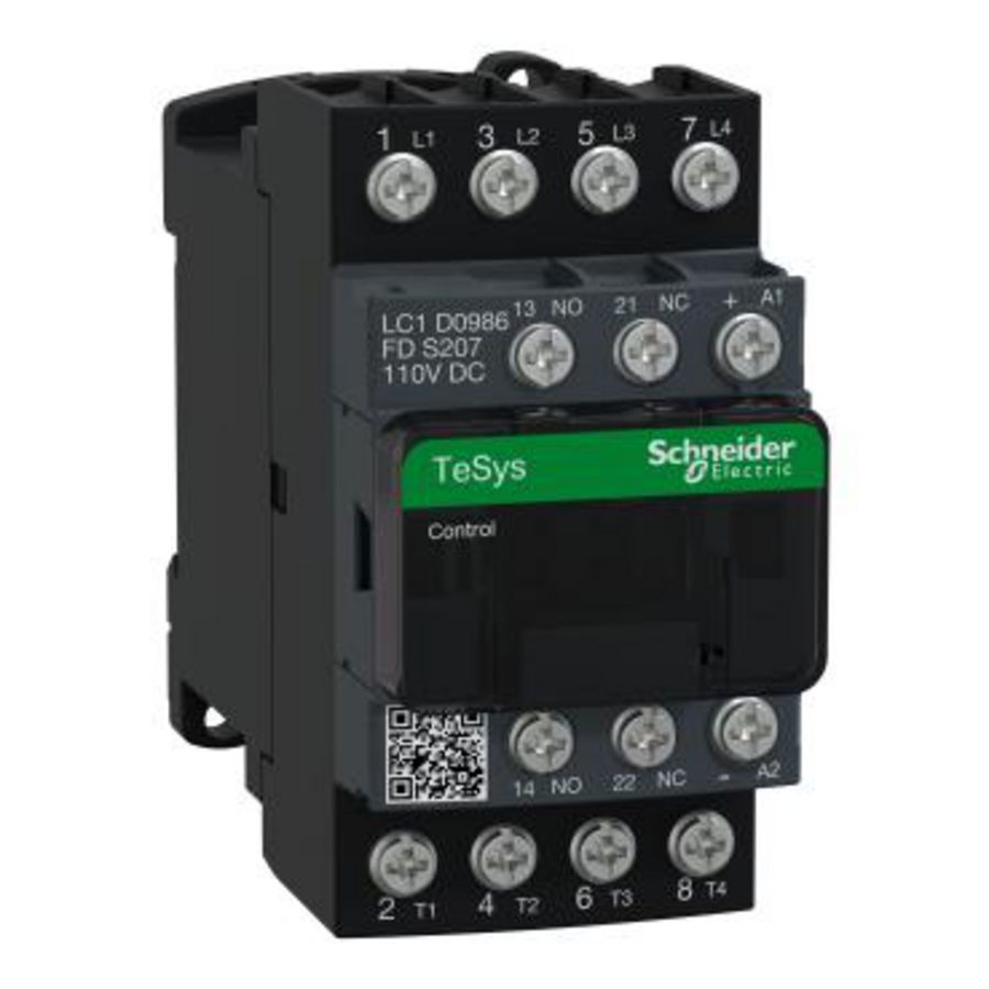 Contactor 2M+2V HC M+V AC-1<=440V 20A Stuurspanning D