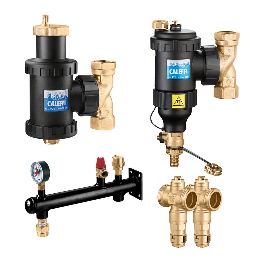 Appendageset ADVANCED tbv monoblock warmtepompen 1-6kW tbv leidingmaat 1"