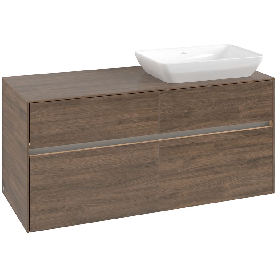 Wastafelonderkast Collaro 1200x548x500mm Ariz.Oak C114B0VH