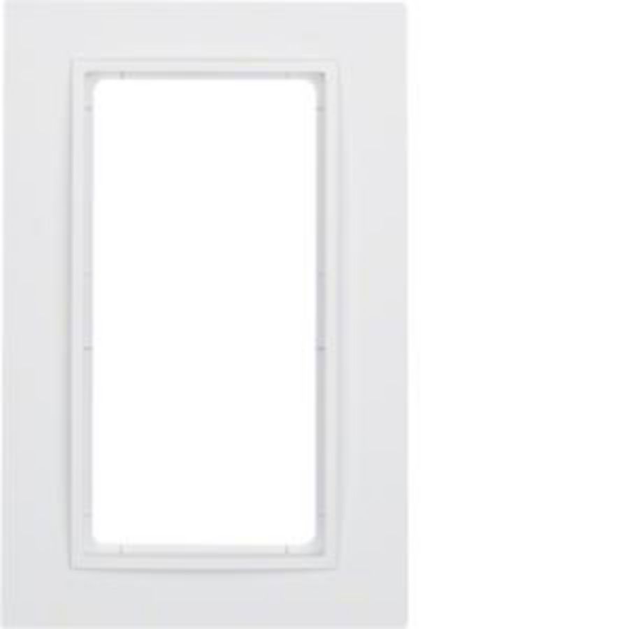 Afdekraam 1,5-v vert. berker B.7 polarwit mat