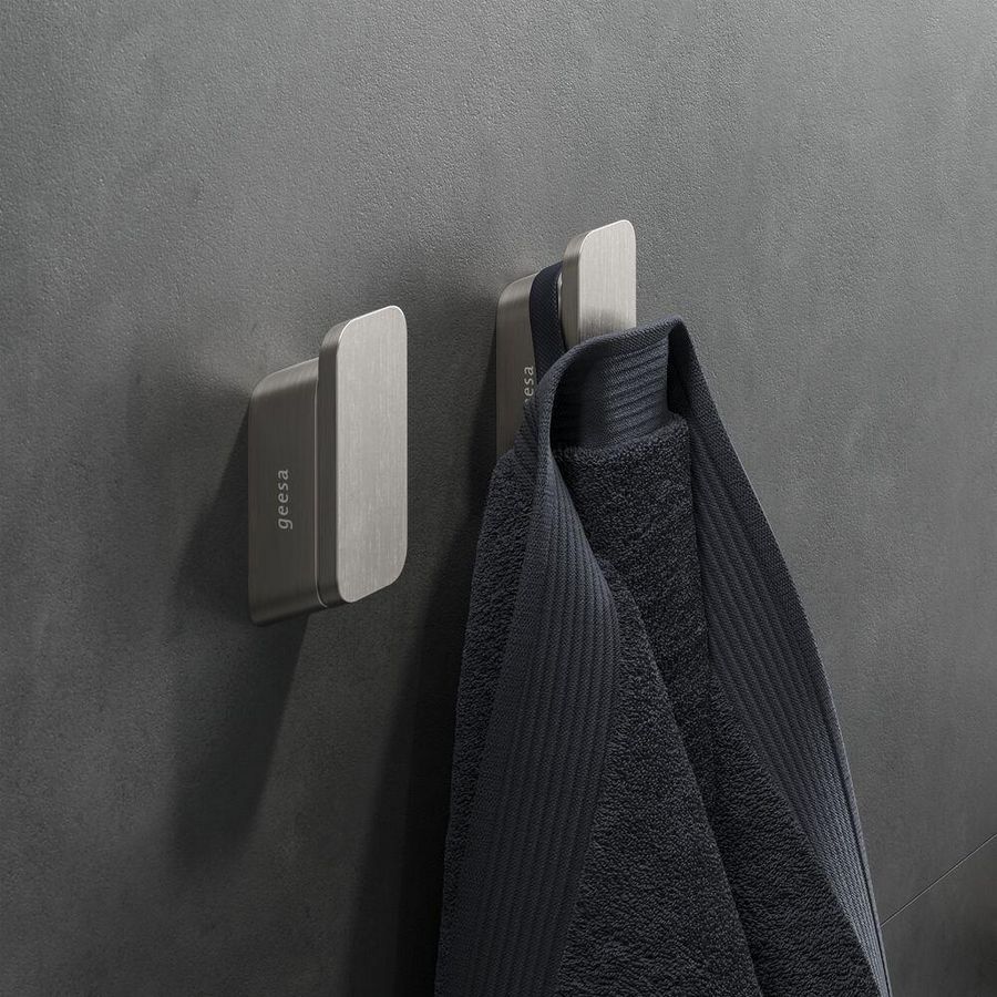 Handdoekhaak medium RVS geborsteld SHIFT