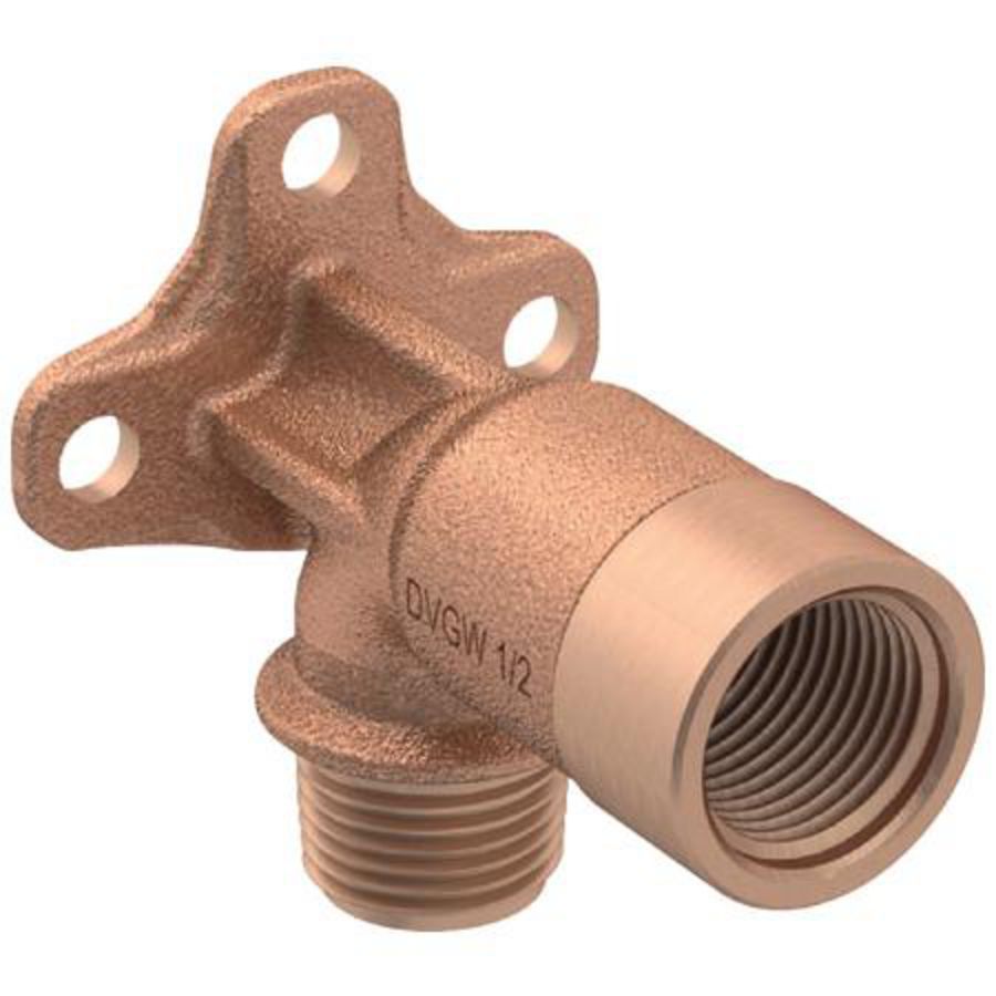 MasterFix muurplaat Flowfit L=57mm MF1/2" - Rp1/2" VVE=10