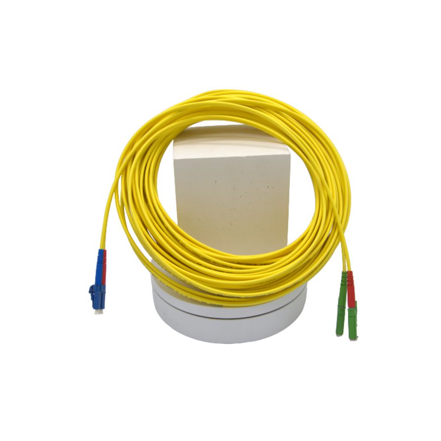 F.O. Patchkabel LC/UPC > E2000/APC DUPLEX SM 9/125 1.0 m