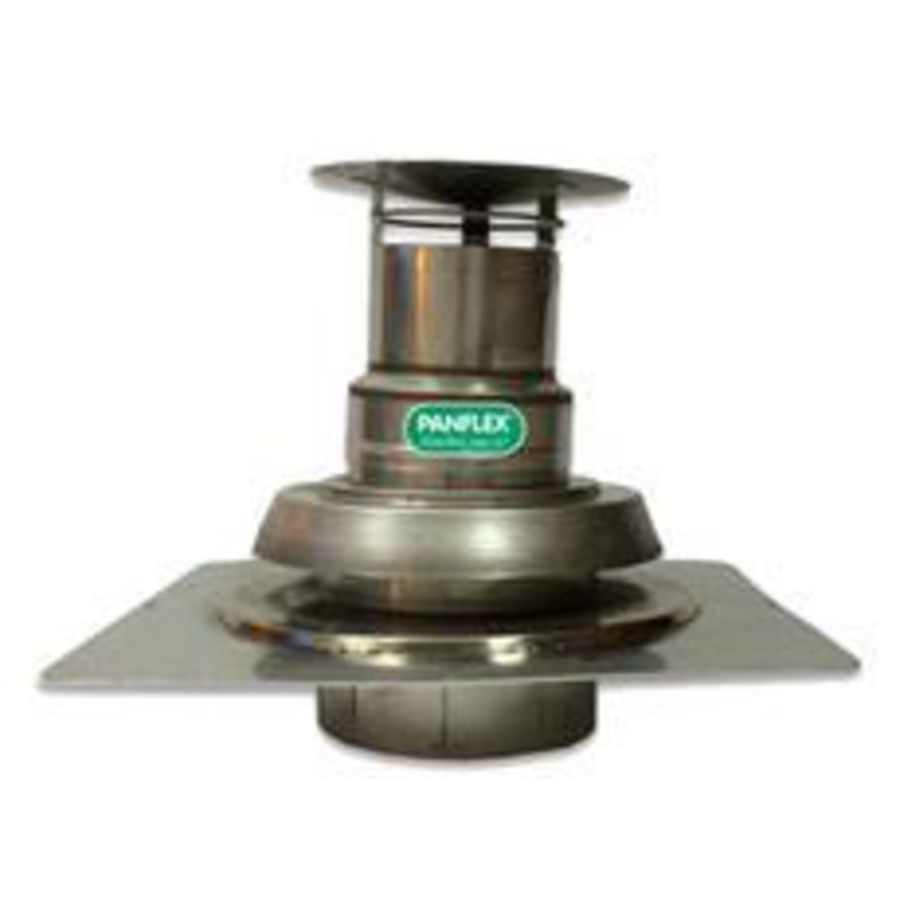 Schoorsteendakkap HR COMPLEET INOX QA conc. RVS Ø80mm