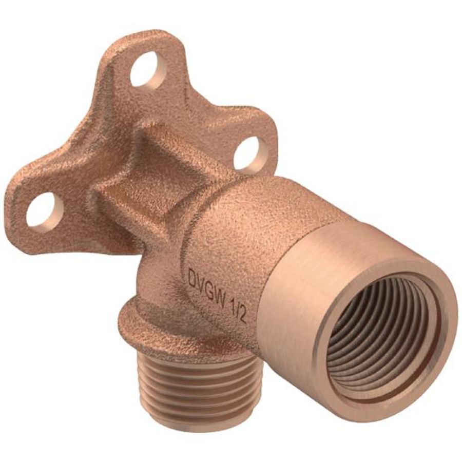 MasterFix muurplaat Flowfit L=73mm MF1/2" - Rp1/2" VVE=10