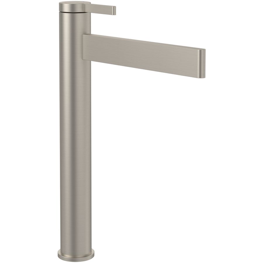 Eengreeps wastafelkraan verhoogd Dawn Brushed Nickel Matt TVW10610615164