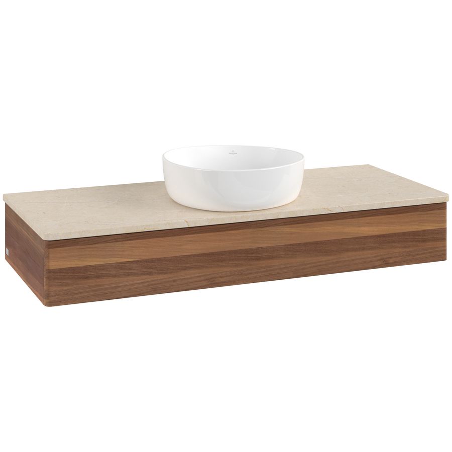 Wastafelonderkast Antao 1200x190x500mm Warm Walnut L10013HM
