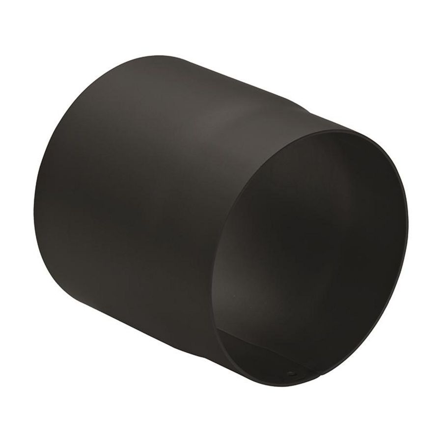 Zwart staal Ø180mm pijp 150mm