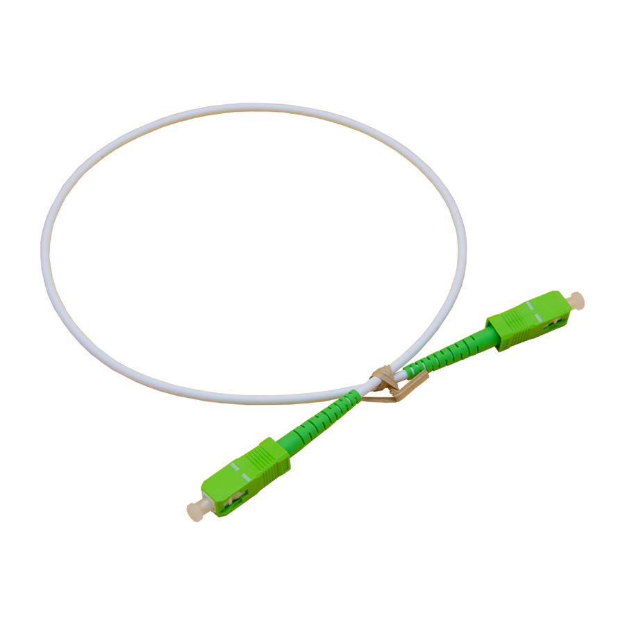 F.O. patch kabel SC APC> SC APC SIMPLEX SM 9/125 0.5 met