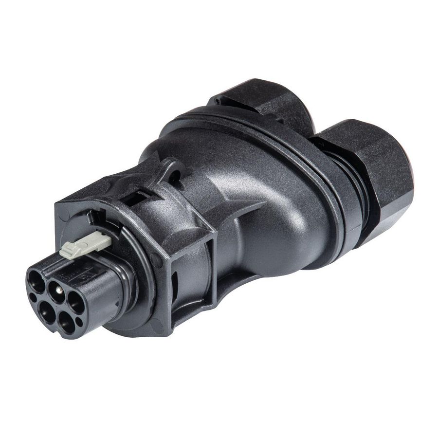 Stekerdeel met trekontlasting RST20I5S S1 ZRx zwart VVE=100