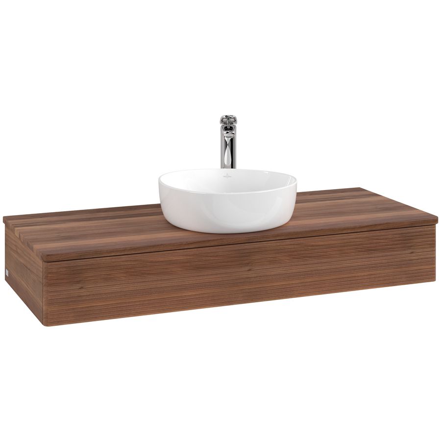 Wastafelonderkast Antao 1200x190x500mm Warm Walnut L10152HM