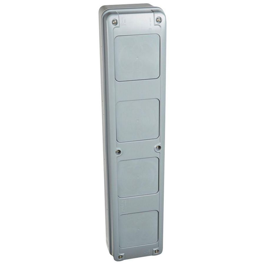 Multibox verticaal 3 rijen behuizing Plexo