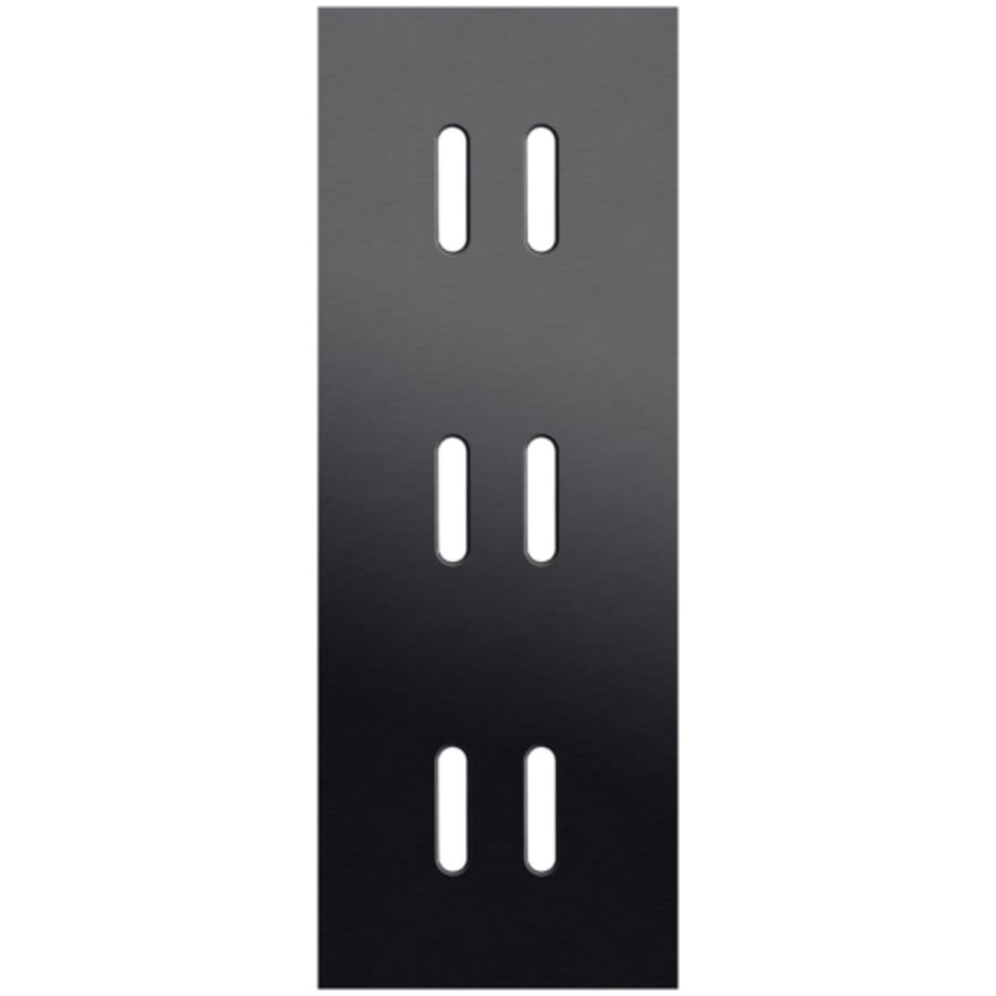 Drievoudige afdekpl. verticaal 71mm centerafstand drie tweev