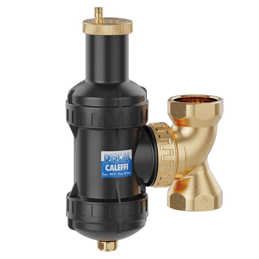 Luchtafscheider DISCAL 551 kunststof hor./vert. 1.1/2"bi.dr.