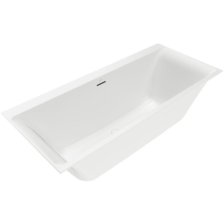 Rechthoekig bad Subway 3.0 170x75cm Stone White