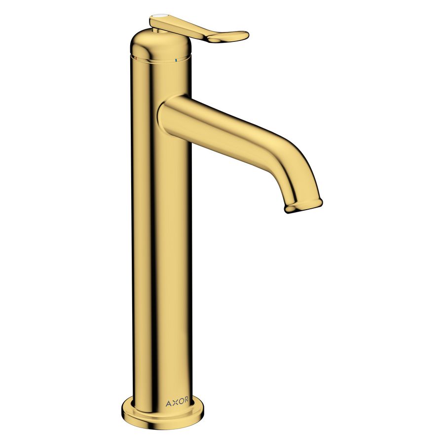 AXOR Archivio 1-hendel-wastafelkraan 170 CoolStart met afvoer Polished Gold Optic