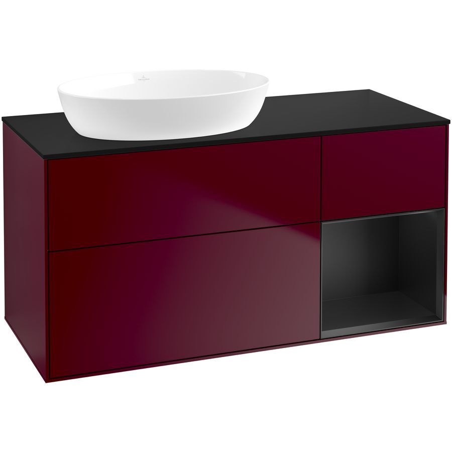 Wastafelonderkast Finion 1200x603x501mm Peony Matt Lacquer GA52PDHB