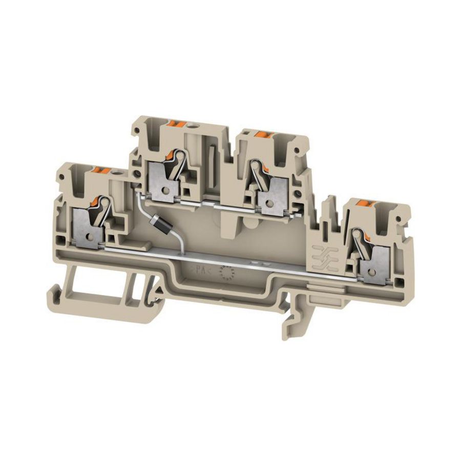 Component rijklem d.beige 2.5mm2 500 V 2820640000 VVE=50
