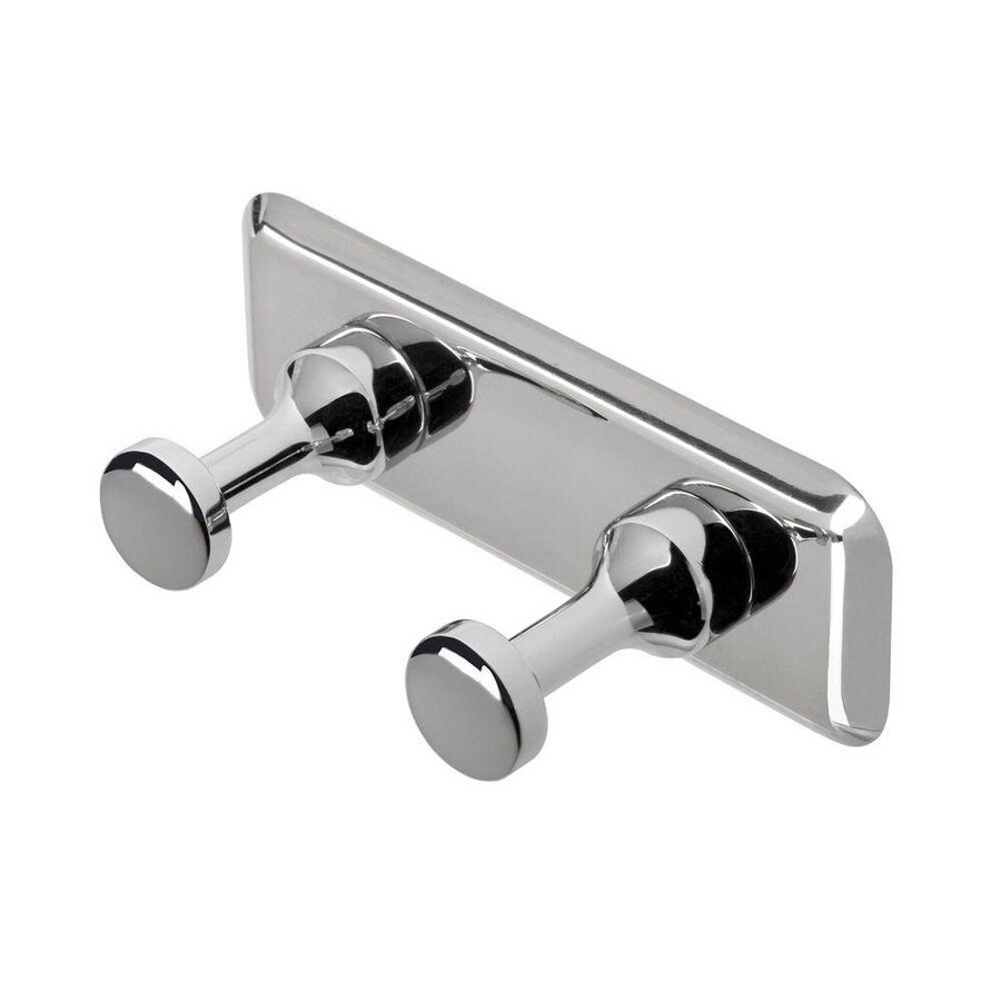 Wandhaak dubbel chroom HOTEL