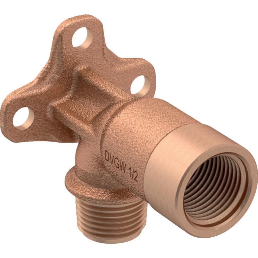 MasterFix muurplaat Flowfit L=66mm MF1/2-1/2" VVE=10