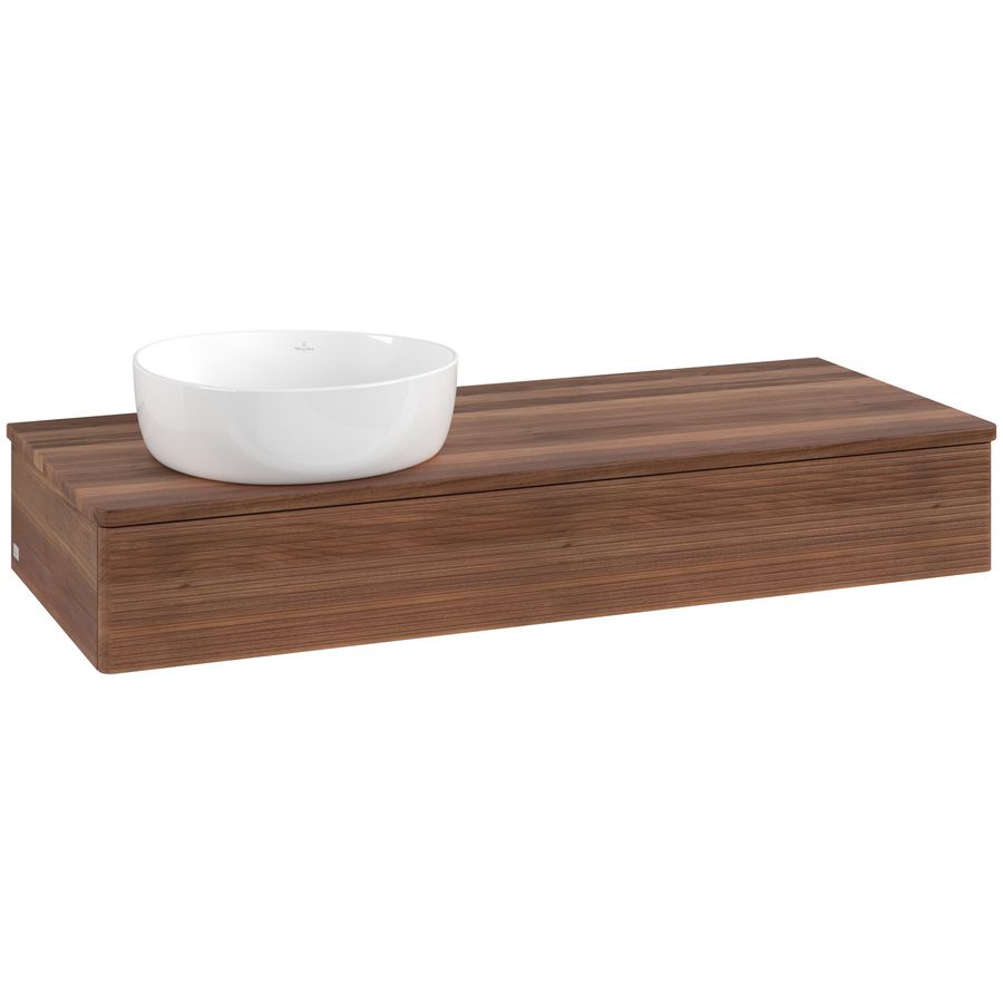 Wastafelonderkast Antao 1200x190x500mm Warm Walnut L11112HM