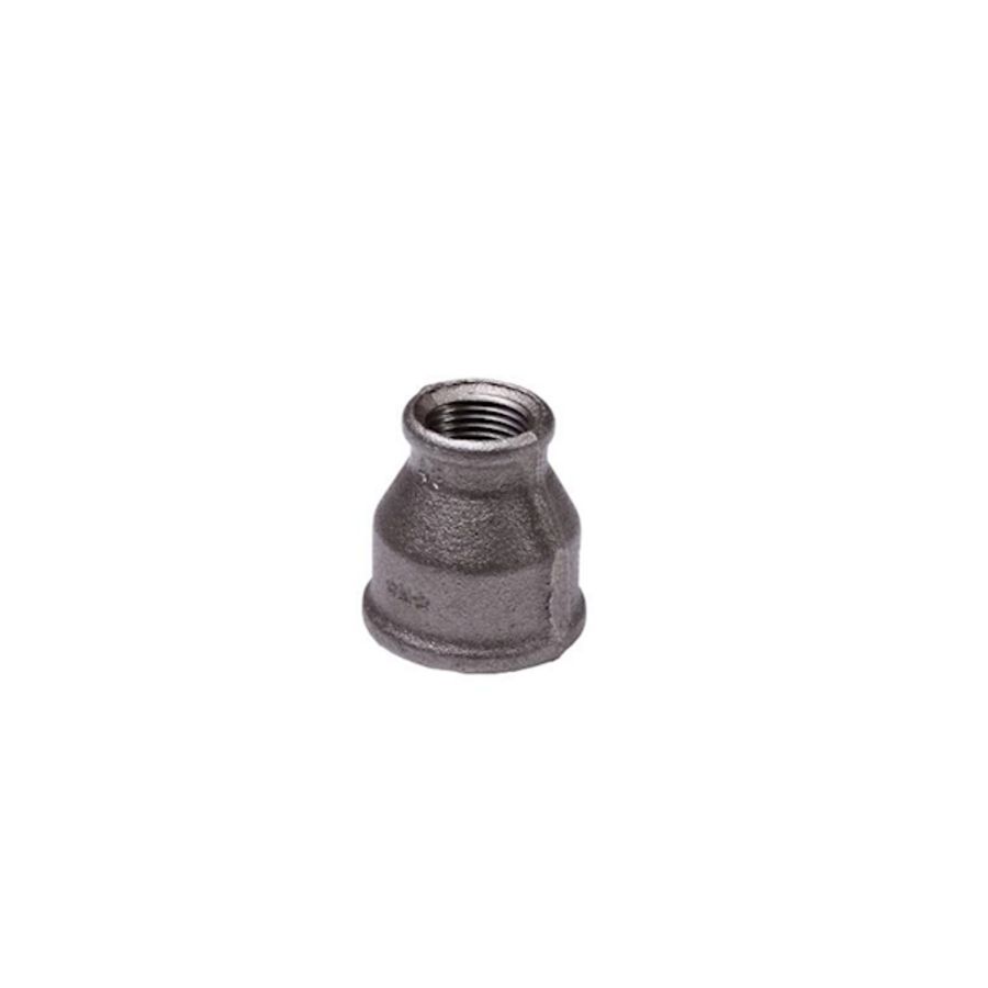 Verloopsok malleabel nr.240 zwart 1x1/2"bn.