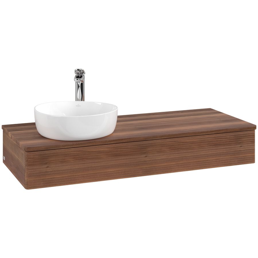 Wastafelonderkast Antao 1200x190x500mm Warm Walnut L11152HM