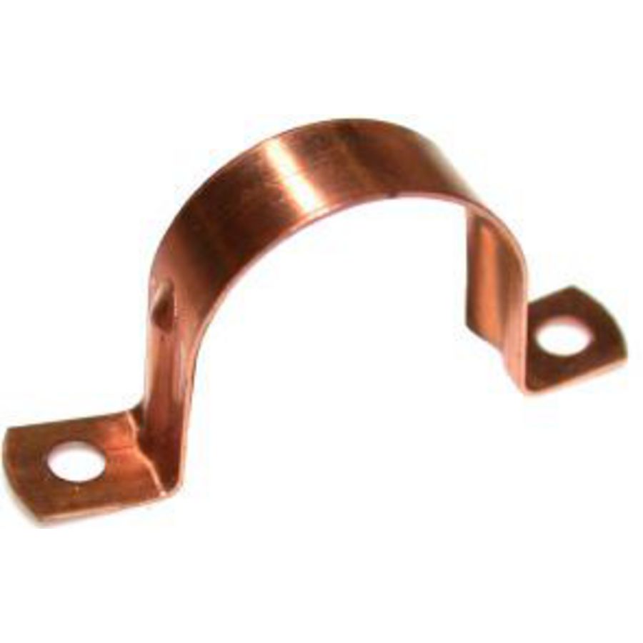 Zadel enkel 15mm 12mm breed roodkoper VVE=100