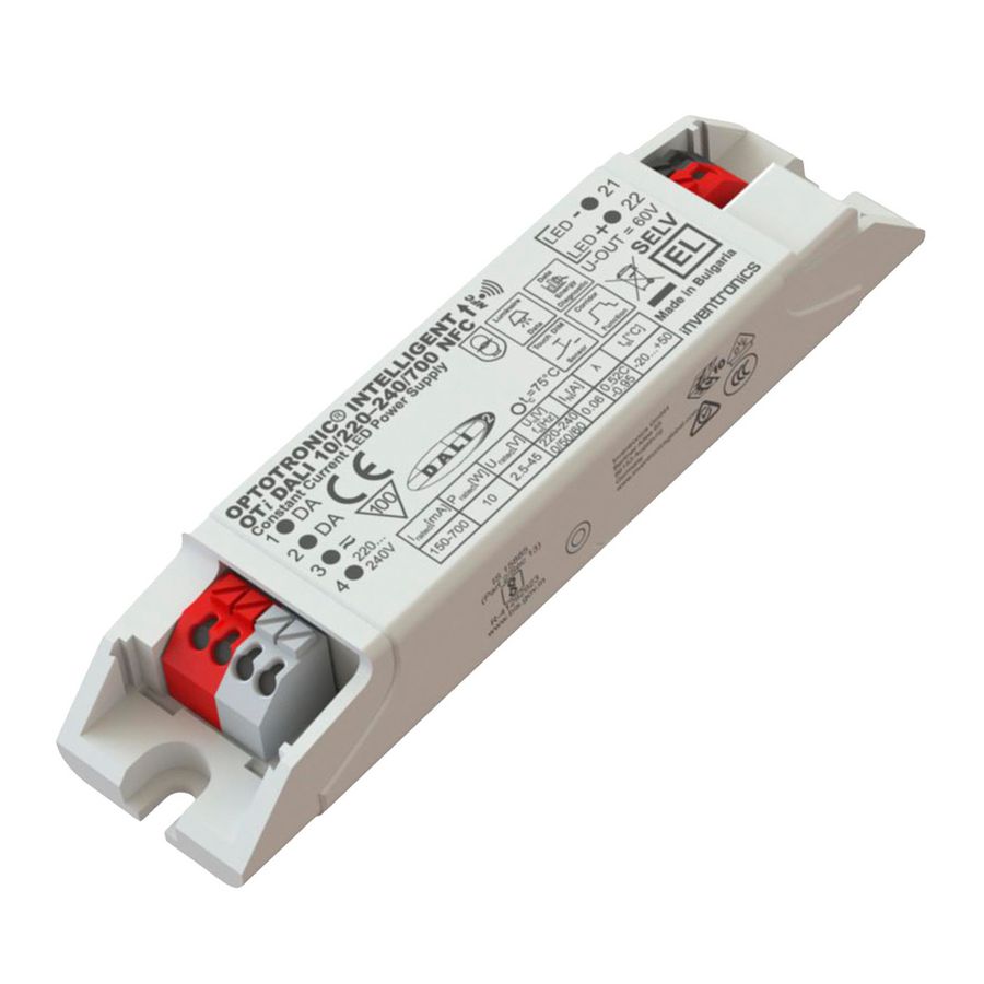 OTi DALI 220-240V LED Driver 10W 150-700mA NFC