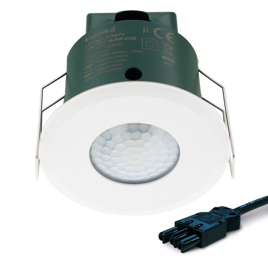 Aanwezigheiddetector plafond PIR 2000W 7M 40m² Wit Wieland