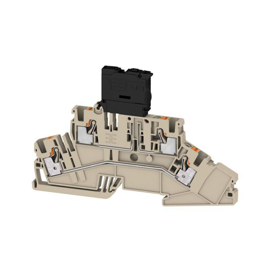 Zekeringsklem d.beige 4mm2 6.3 A 500 con 2831500000 VVE=50