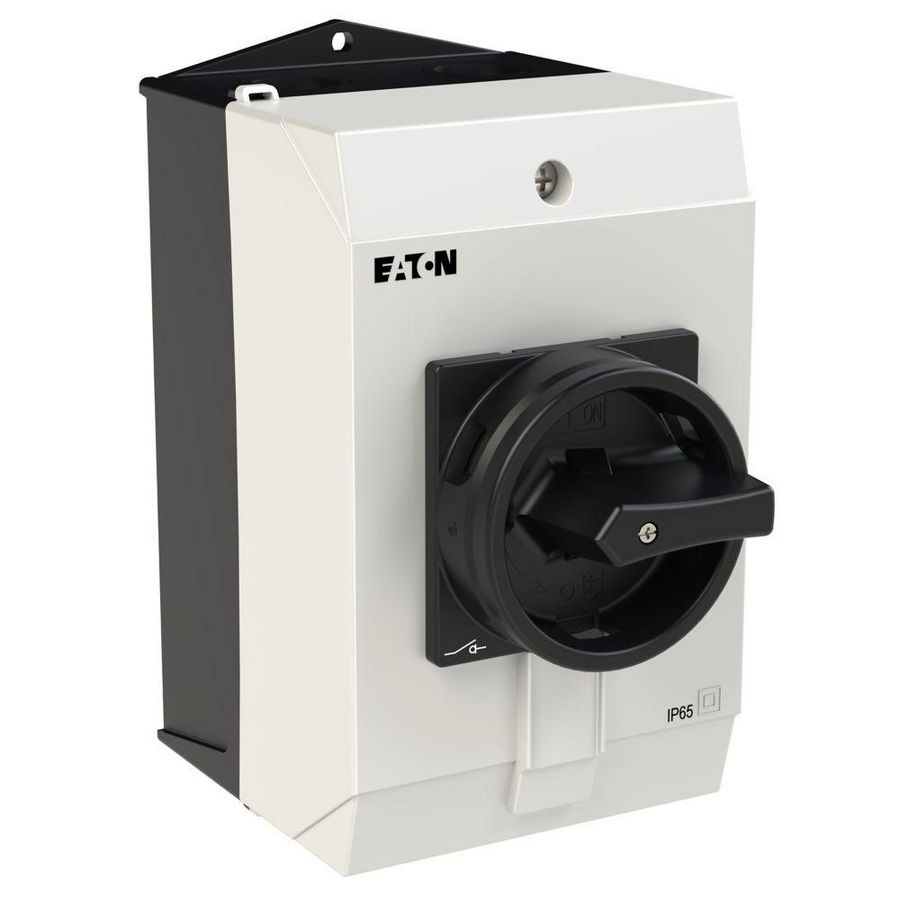 Hoofdschakelaar 3-polig +2M+1V 20A HOLD-functie 90°