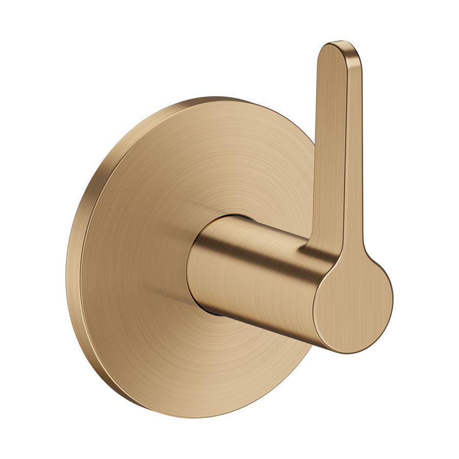 Inbouw stopkraan AXOR One+rechte grepen Brushed Bronze