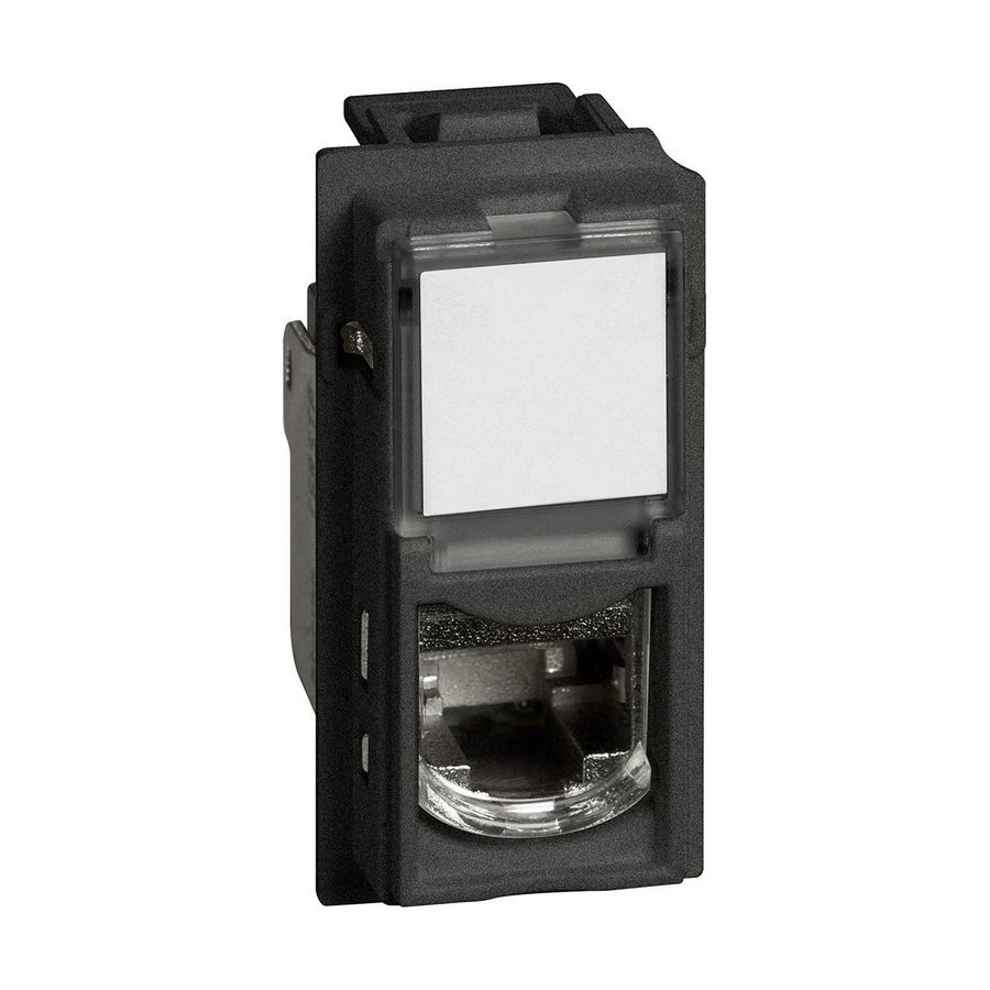 Contactdoos RJ45 FTP Cat. 6 zwart LivingNow