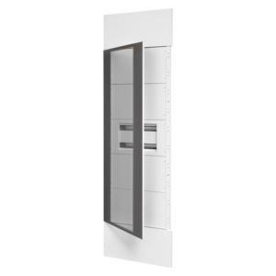DOMO CENTER VOORPANEELKIT TRANSPARANT GLAZEN DEUR ROOKGLAS 1