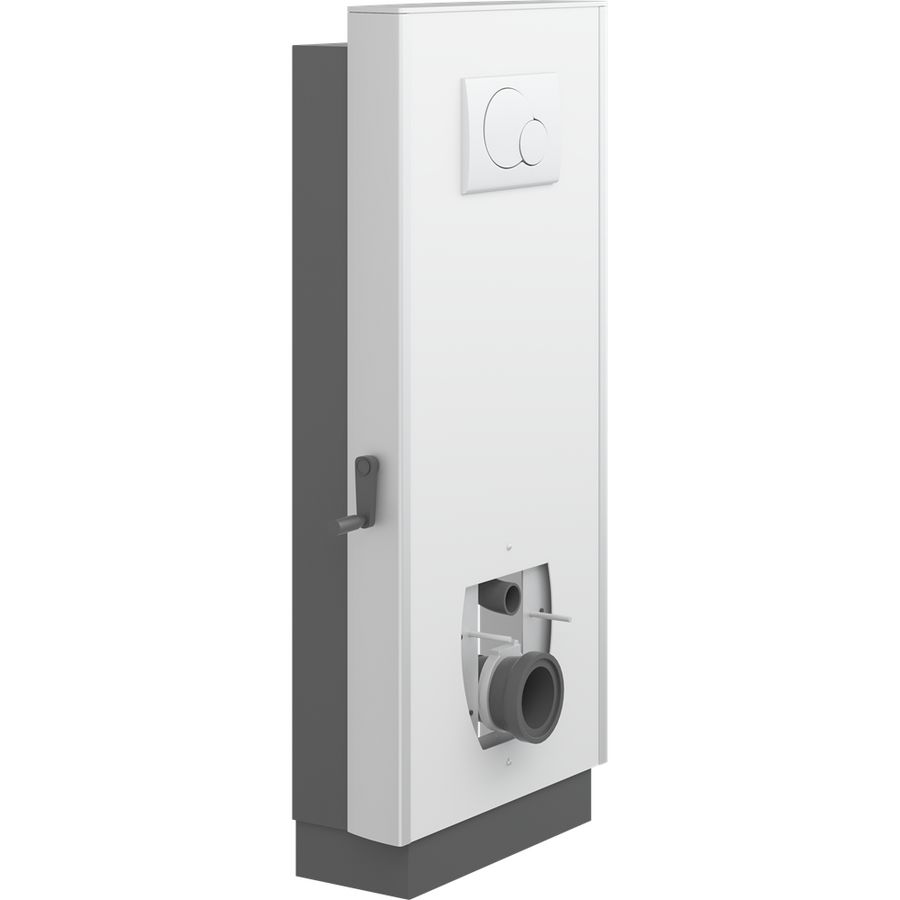 Toiletsysteem wand handm+zwengel SELECT TL1 wit