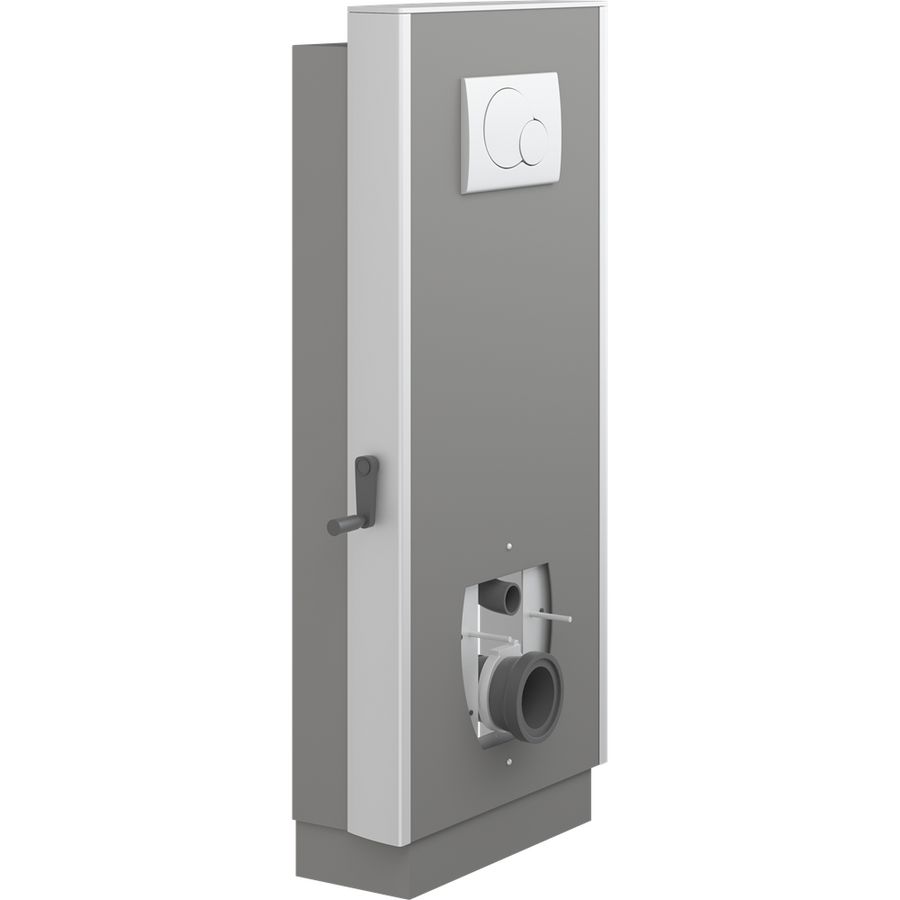 Toiletsysteem vloer handm+zwengel SELECT TL1 antraciet