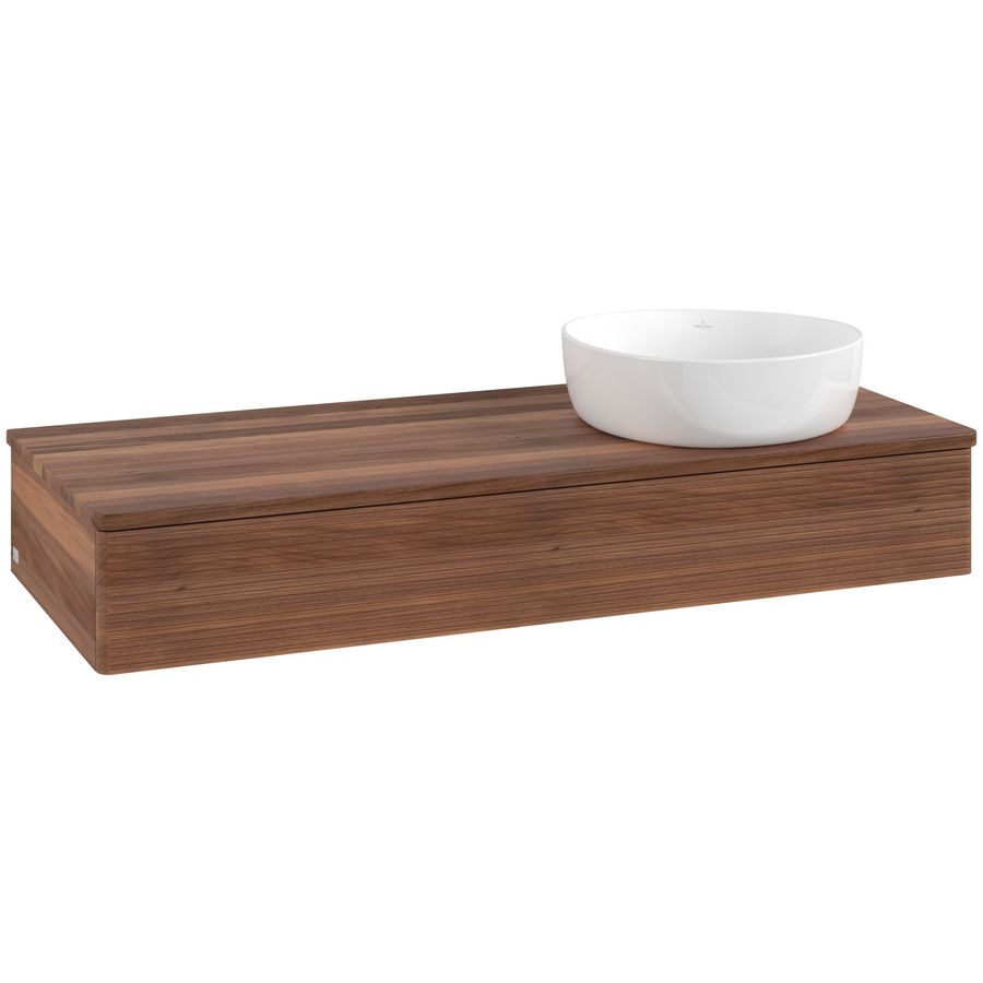 Wastafelonderkast Antao 1200x190x500mm Warm Walnut L12112HM