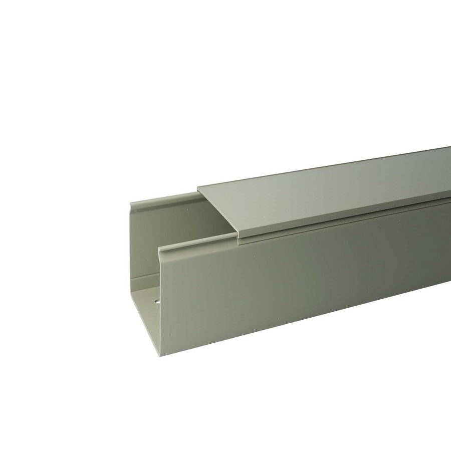 Lengte a 2m. Leidingkanaal KLK 100x80 kabelk. RAL7030 VVE=8