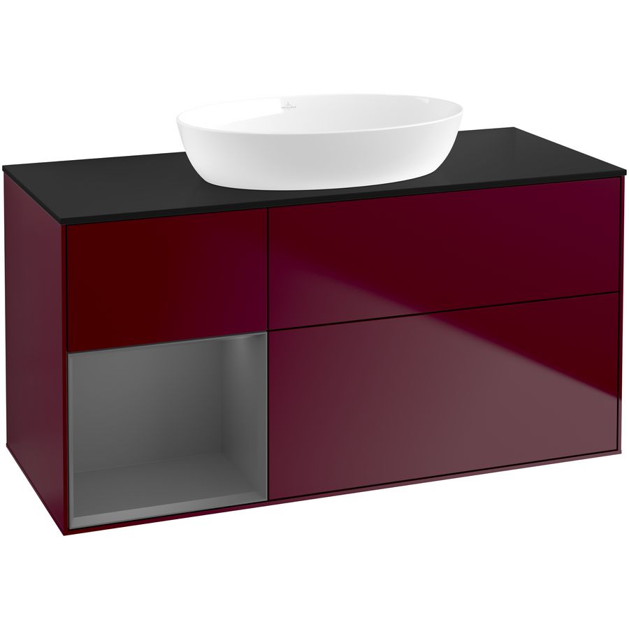 Wastafelonderkast Finion 1200x603x501mm Peony Matt Lacquer GA62GKHB