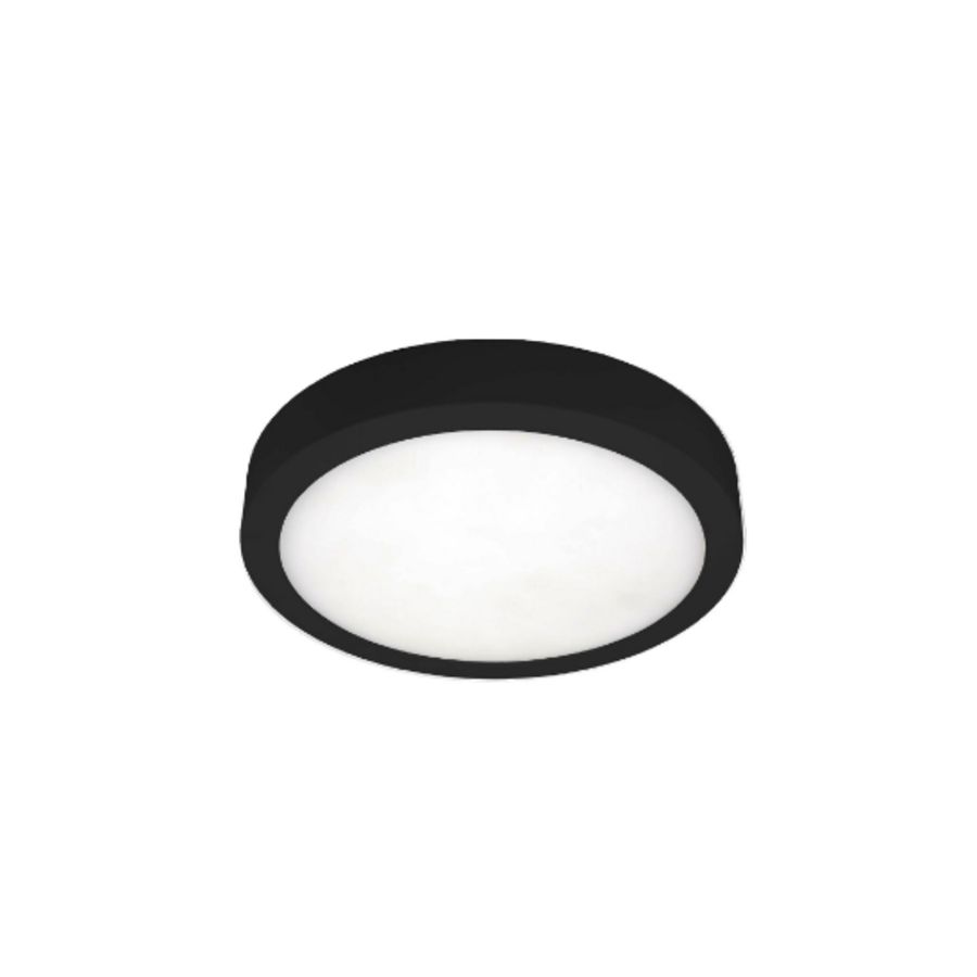 Moon CCT rond Ø300mm-24W-2300 Lumen-zwart-opbouw -IP54