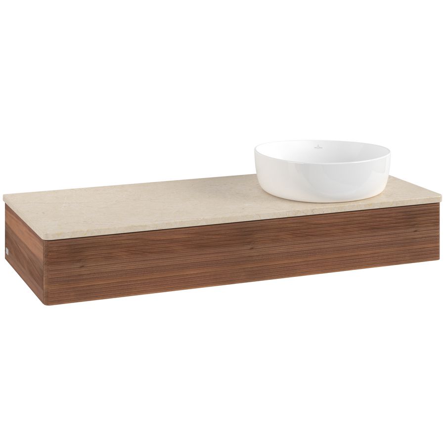 Wastafelonderkast Antao 1200x190x500mm Warm Walnut L12113HM