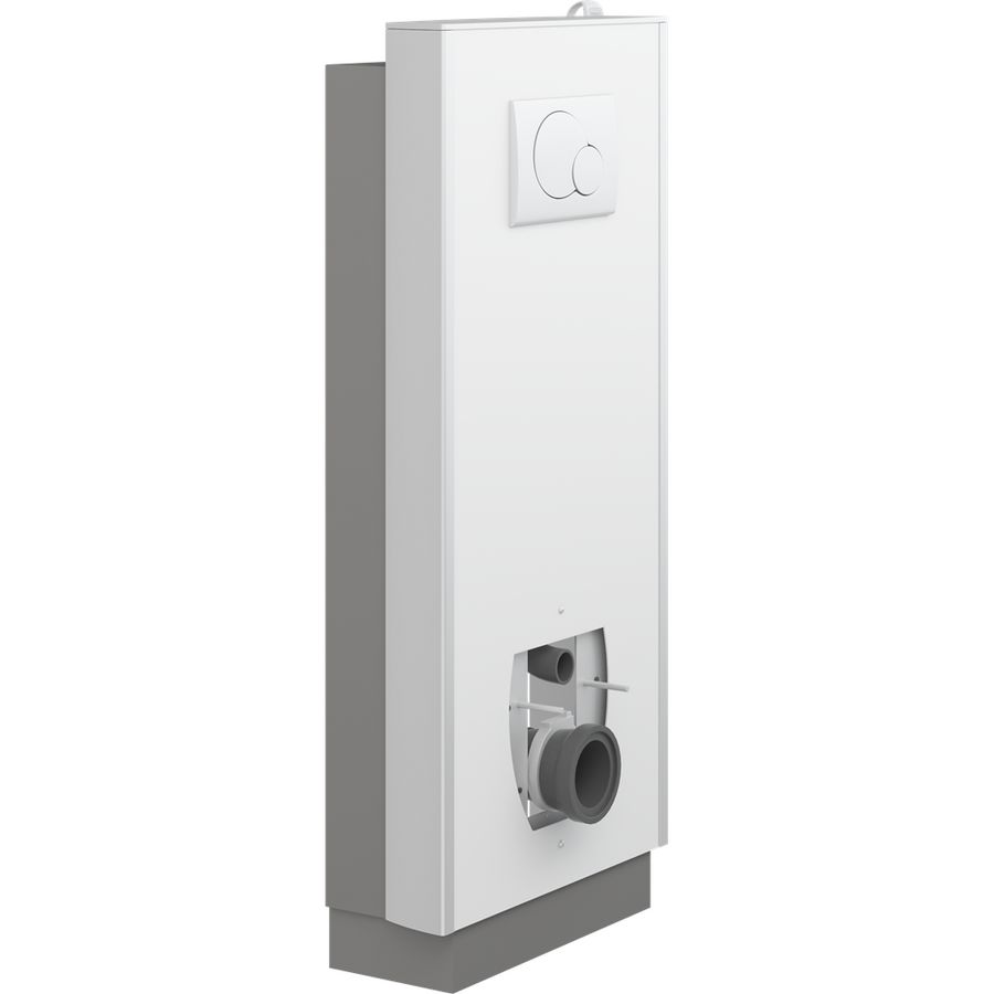 Toiletsysteem wand elektr+afstandsbed SELECT TL1 wit