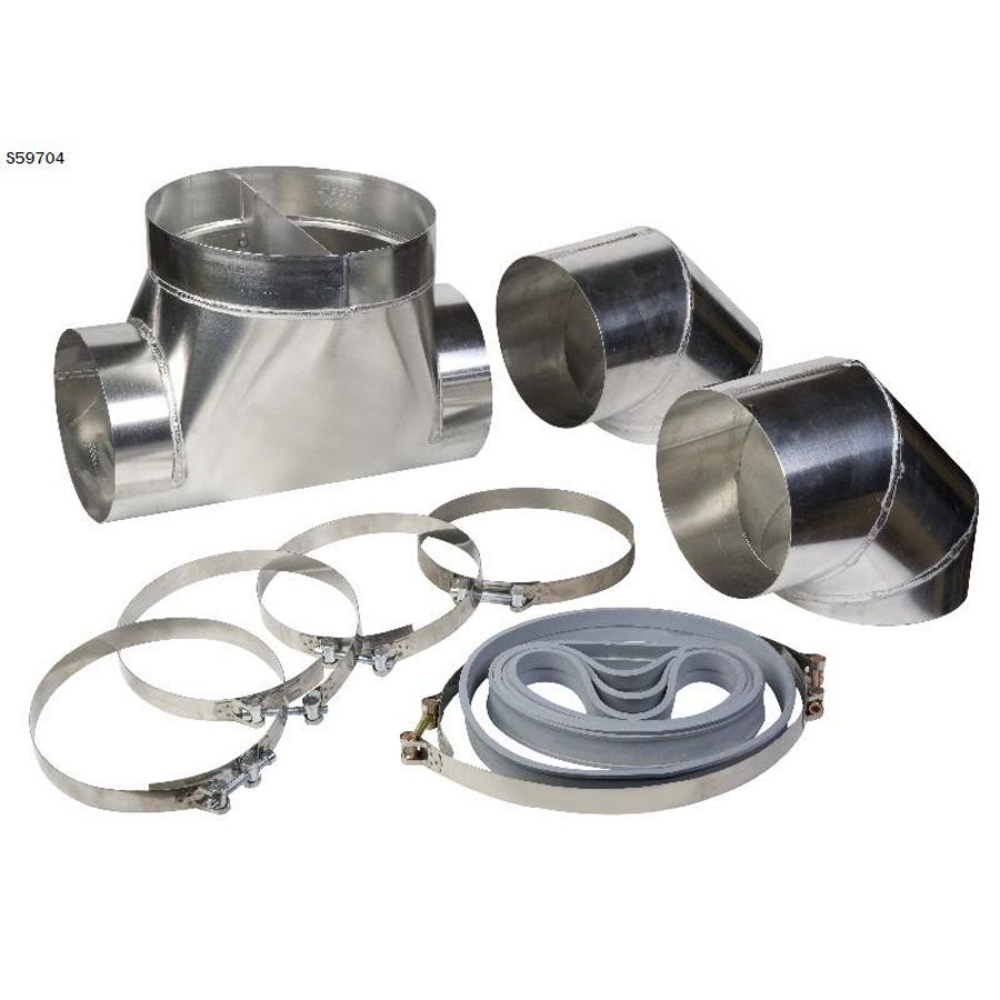 Broekstuk T.B.V. Gezamelijk Luchttoevoer Ø350 S59704